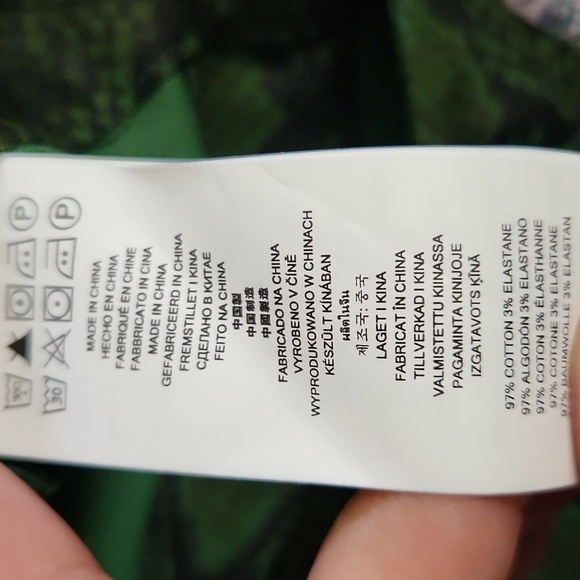 MICHAEL Kors Green Cropped Ankle Pants Snakeskin Dressy Career Office 10 Large - Picture 10 of 10